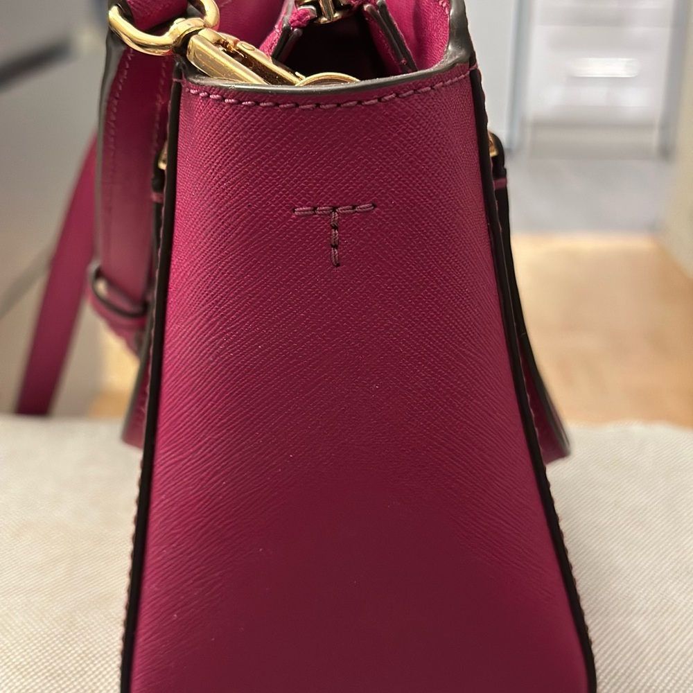 SOLD - Tory Burch Emerson Mini Top Zip Tote - Picture 3 of 8